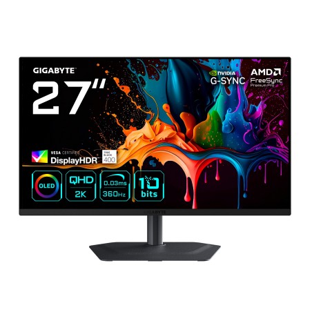 Gigabyte MO27Q3 27 2560 x 1440 (2K) HDMI DisplayPort USB-C 360Hz